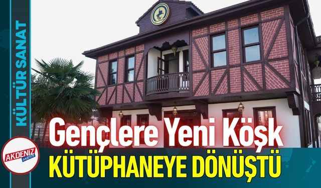 Yahya Kemal Kitap Köşkü Hizmete Giriyor