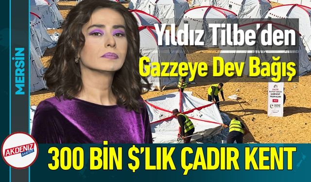 Yıldız Tilbe’den Gazze’ye 300 Bin Dolarlık Dev Bağış