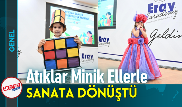 Atıklar Minik Ellerle Sanata Dönüştürdü!