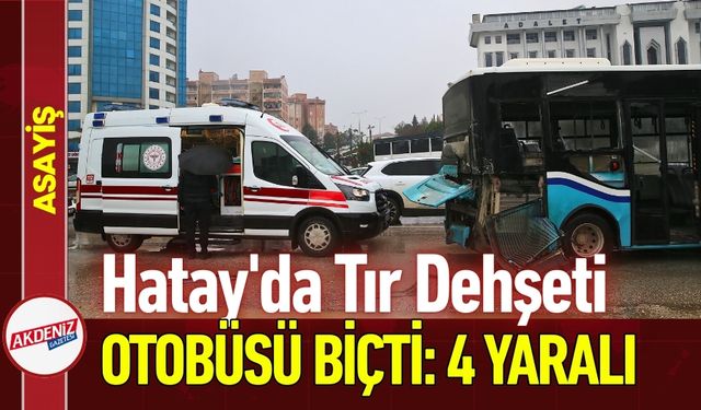 Çevre Yolunda Feci Kaza: Tır Otobüse Çarptı