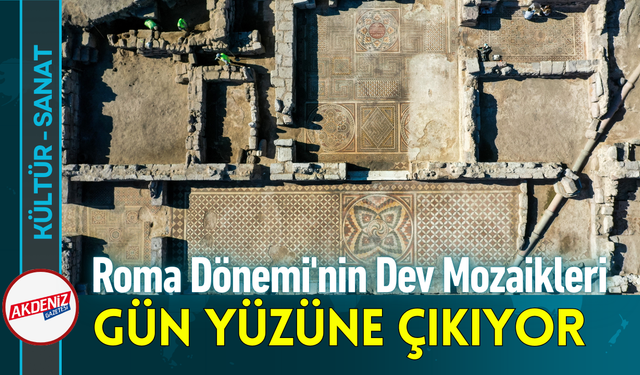 Geç Roma Dönemi'nin Dev Mozaikleri Gün Yüzüne Çıkıyor!