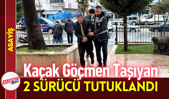 Kaçak Göçmen Taşıyan Sürücüler Tutuklandı!