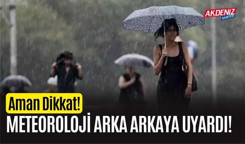 Meteoroloji'den peş peşe uyarılar: Kar, sağanak, fırtına çok güçlü geliyor