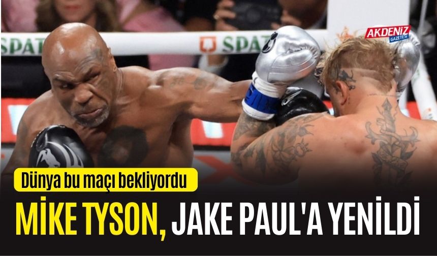 DÜNYA BU MAÇI BEKLİYORDU: MİKE TYSON, JAKE PAUL'A YENİLDİ