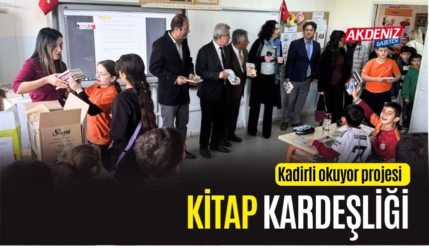 OSMANİYE'NİN KADİRLİ İLÇESİNDE KİTAP KARDEŞLİĞİ