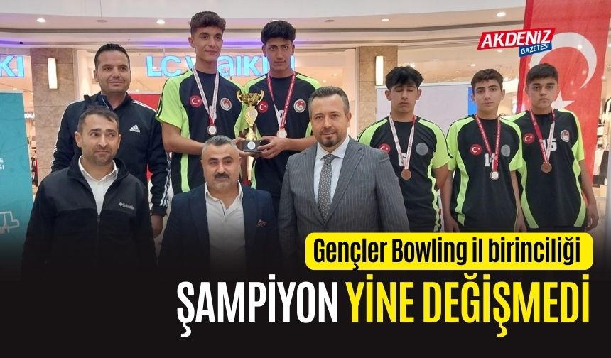 OSMANİYE'DE, GENÇLER BOWLİNG İL BİRİNCİLİĞİ MAÇLARI YAPILDI