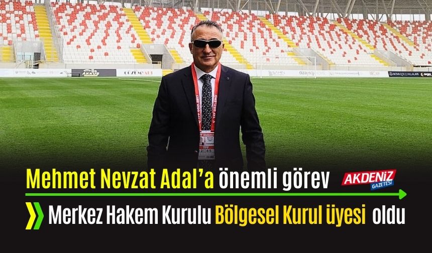OSMANİYE: ADAL, TFF MERKEZ HAKEM KURULU BÖLGE KURUL ÜYESİ OLDU