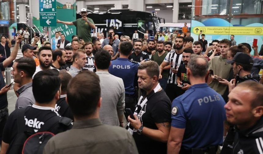 Beşiktaş, Alanya Deplasmanı İçin Coşkulu Bir Karşılama ile Geldi