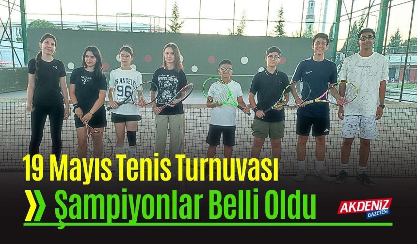 Gençlik Haftası Tenis Turnuvası Nefes Kesti