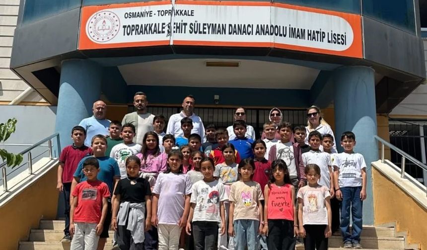 İmam Hatip Ortaokulunun minik ziyaretçileri