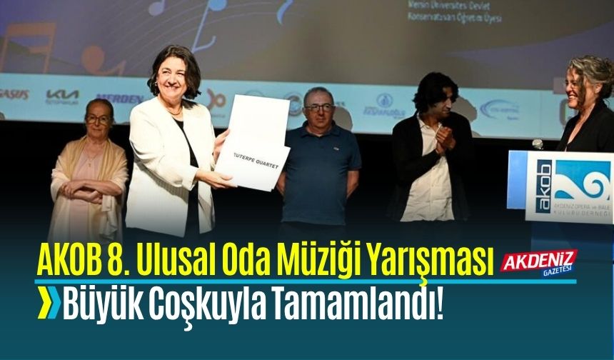 AKOB 8. Ulusal Oda Müziği Yarışması Büyük Coşkuyla Tamamlandı!