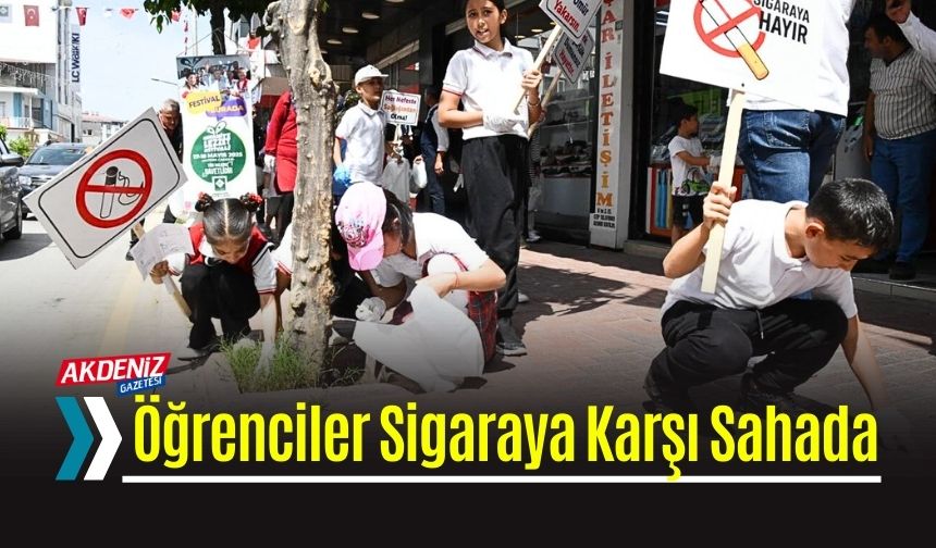 Öğrenciler, Sigaraya Savaş Açtı, İzmarit Topladı
