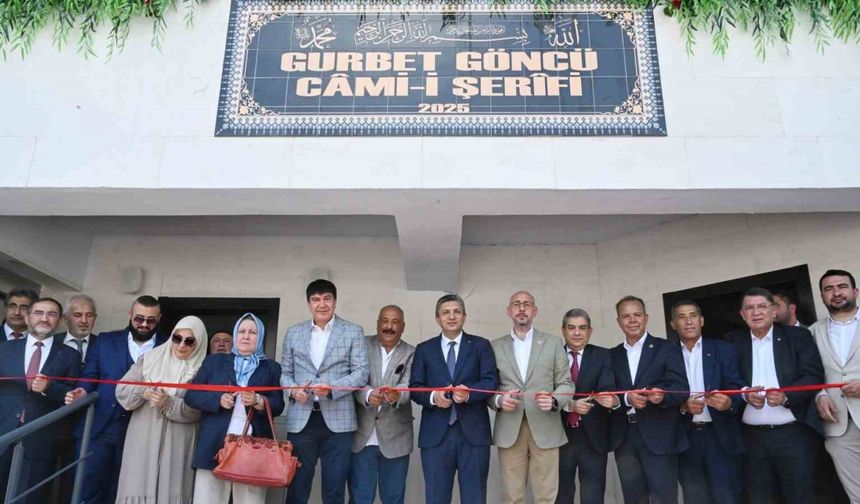 Gurbet Göncü Camii, İnşa Bitti Dualarla Hizmete Açıldı