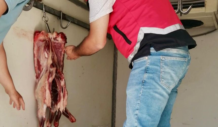 Hatay'da 34 Kilo Uygunsuz Et İmha Edildi