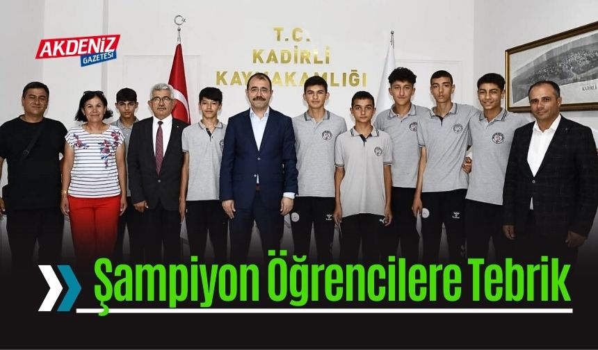 Sporun Parlayan Yıldızları Kaymakam Dolu’yu Ziyaret Etti