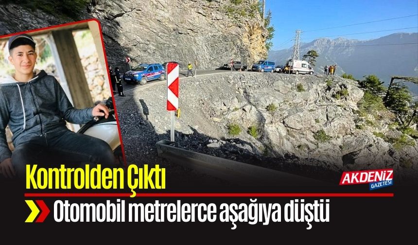 Alanya’da Feci Kaza: Otomobil Uçuruma Yuvarlandı