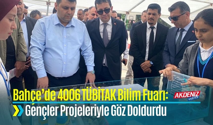 Osmaniye’de 4006 TÜBİTAK Bilim Fuarında Gençler Projeleriyle Göz Doldurdu