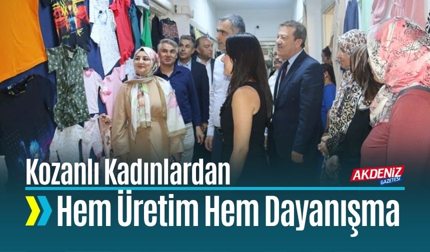 Hem Üretim Hem Dayanışma; Kozanlı Kadınlardan El Sanatları Sergisi