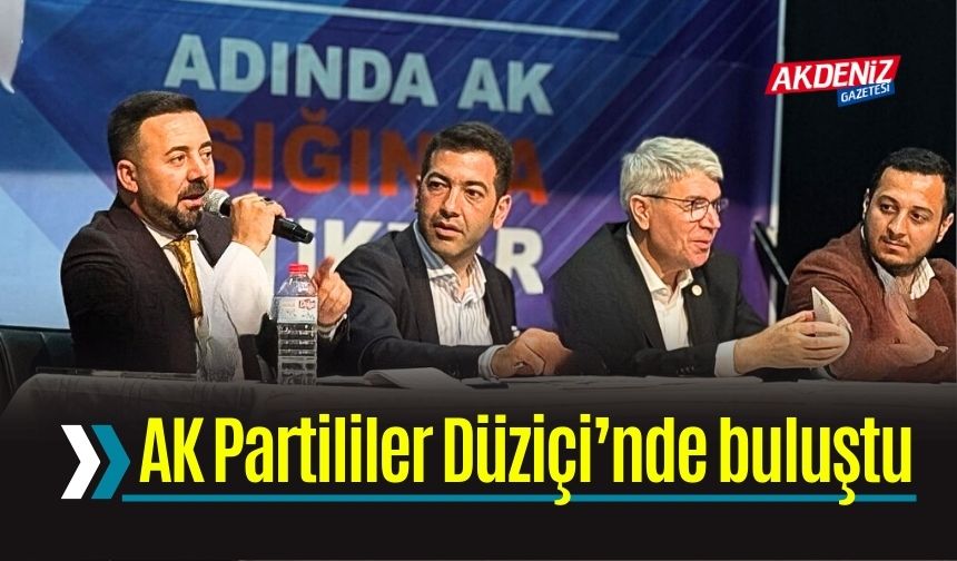 AK Parti Düziçi Teşkilatından Birlik ve Beraberlik Mesajı