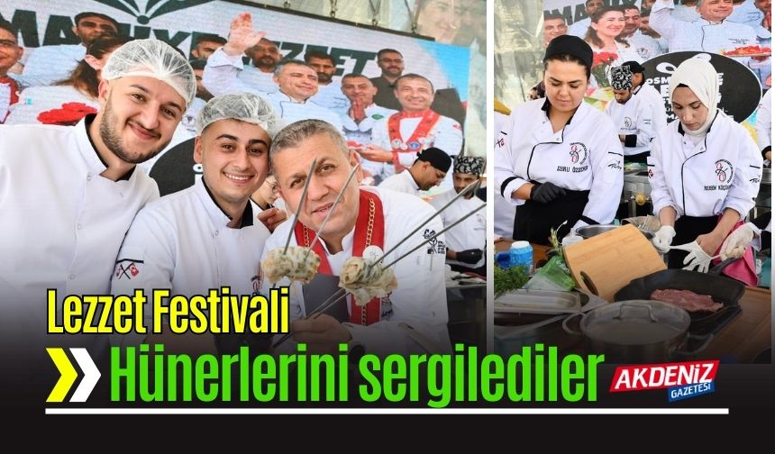 Genç Aşçılar Lezzet Festivalinde Yarıştı