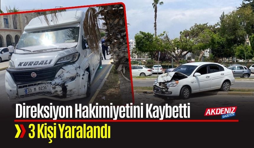 Mersin'de Kaza: Otomobil Refüjü Aşarak Minibüsle Çarpıştı