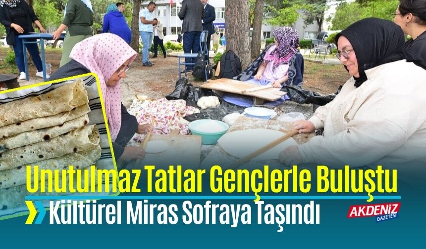 “Ninemin Tarifleri” Etkinliğiyle Unutulmaz Tatlar Gençlerle Buluştu
