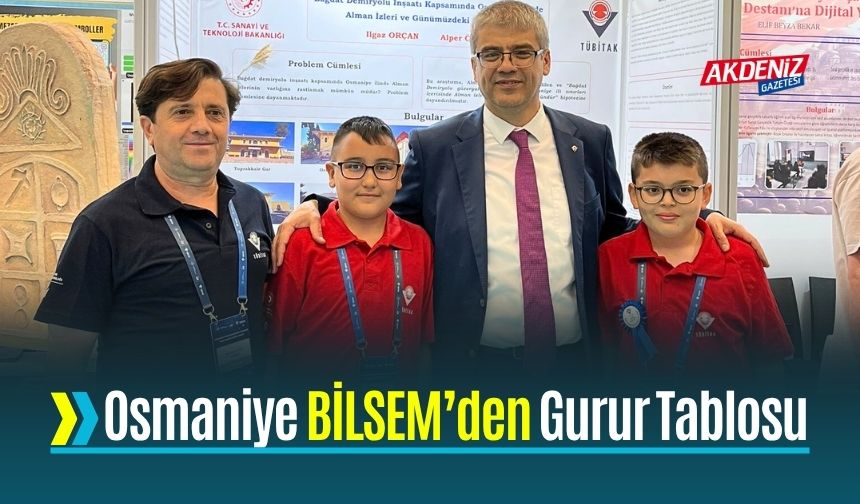 Osmaniye'nin Tarihi Başarıya Dönüştü: BİLSEM Türkiye Finalinde Ödül Gururu