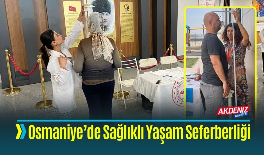 Osmaniye’de Sağlıklı Yaşam Seferberliği: BKİ Ölçümleriyle Bilinç Artıyor