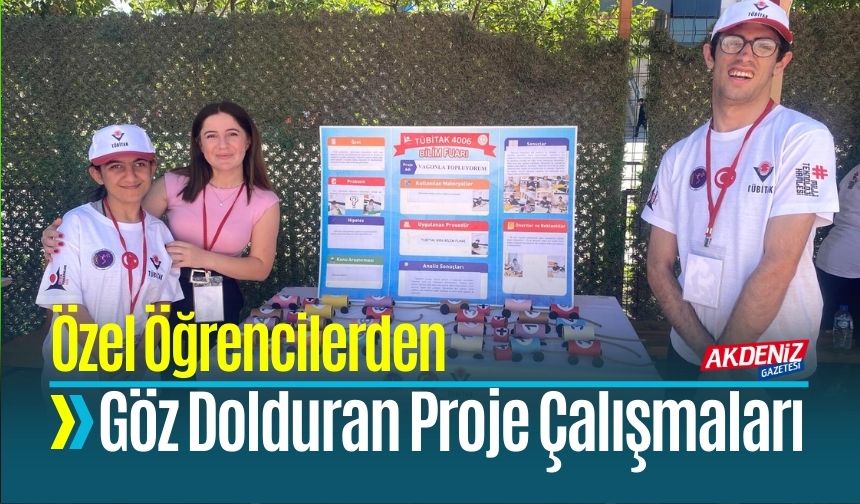 Özel Öğrenciler Projeleriyle Göz Doldurdu