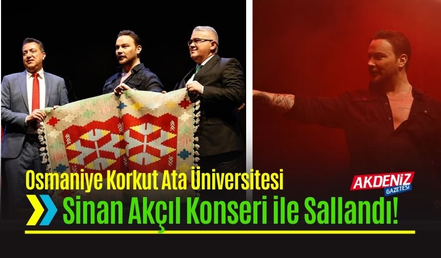 Sinan Akçıl Osmaniye'de Gençlerle Buluştu