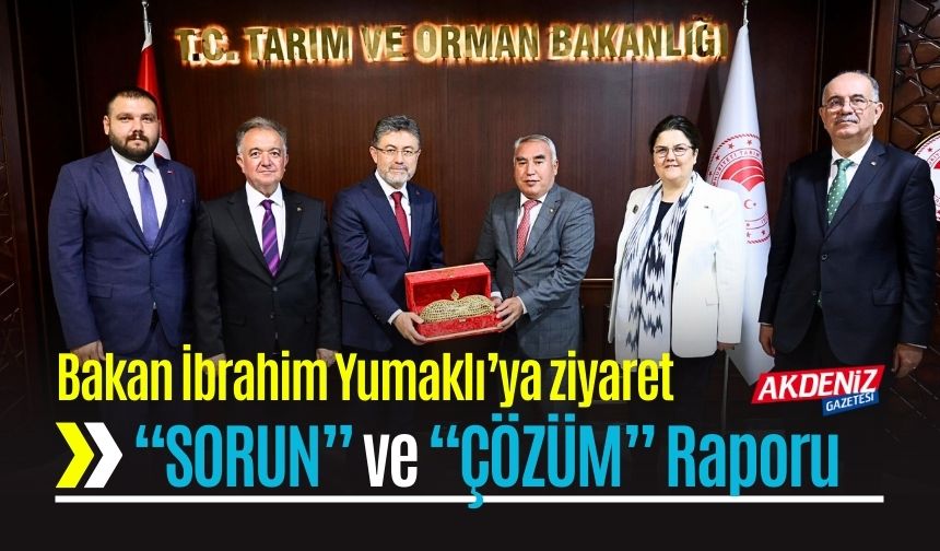 Osmaniye Heyeti, Bakan İbrahim Yumaklı'yı Ziyaret Etti