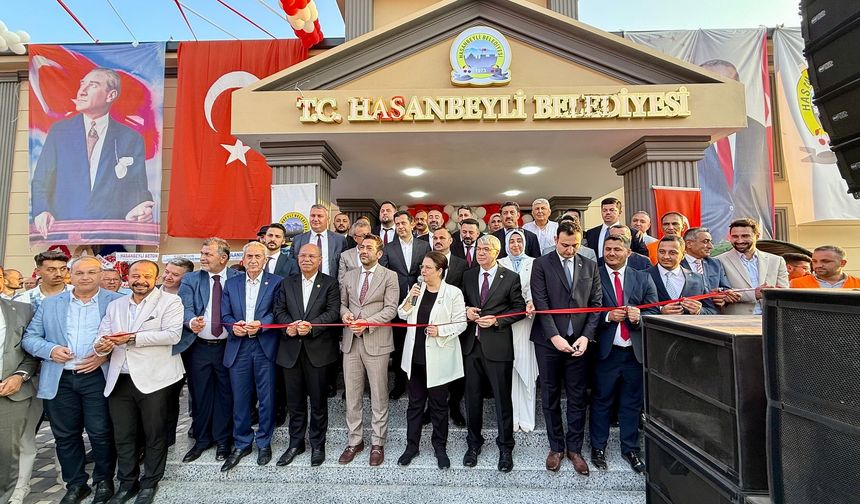 Hasanbeyli Belediye Hizmet Binası Törenle Açıldı