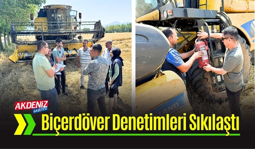 Osmaniye'de Hasat Dönemi Kontrolleri Devam Ediyor