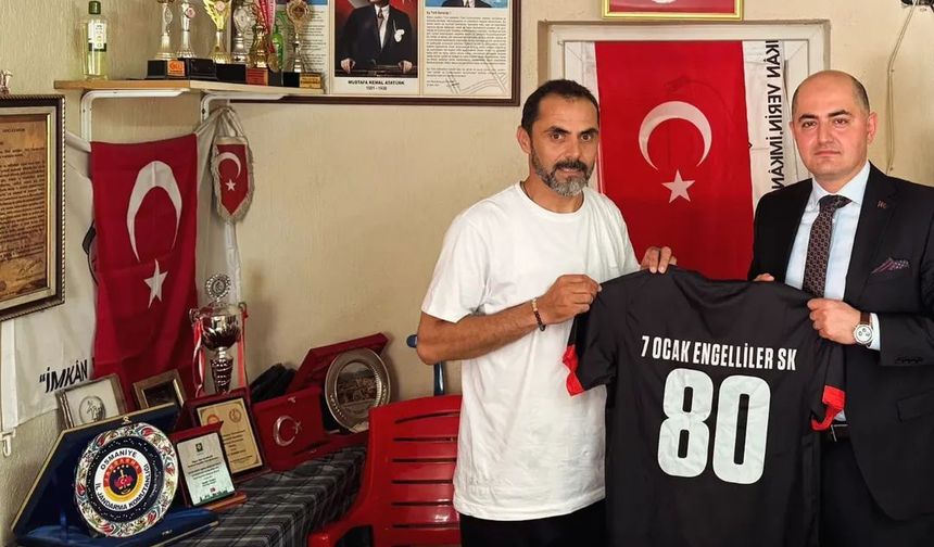 Osmaniye'de Başsavcı Arısoy'dan Engelliler Spor Kulübüne Ziyaret
