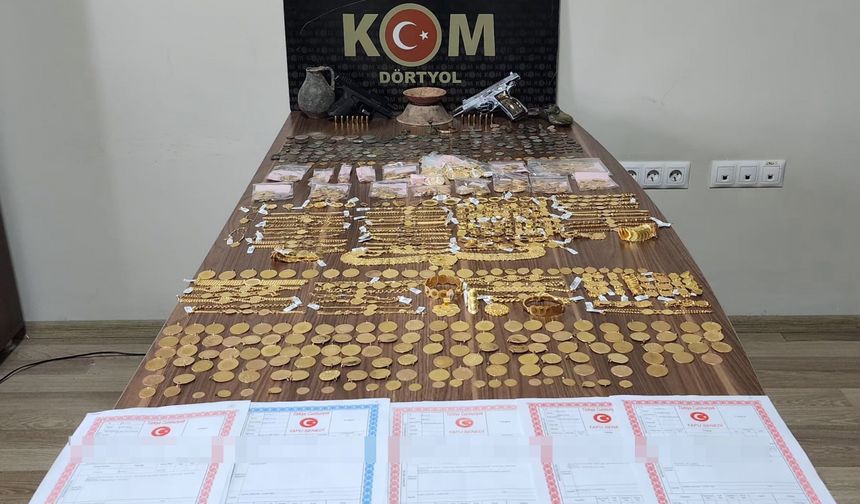 Hatay Dörtyol'da Sahte Altın Operasyonu: 5 Kuyumcu Gözaltında