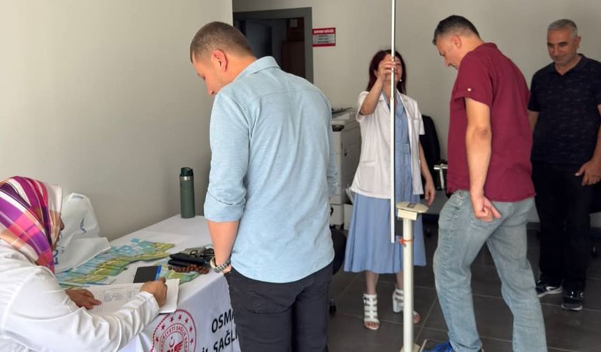 Osmaniye'de “İdeal Kilonu Öğren, Sağlıklı Yaşa” Kampanyası