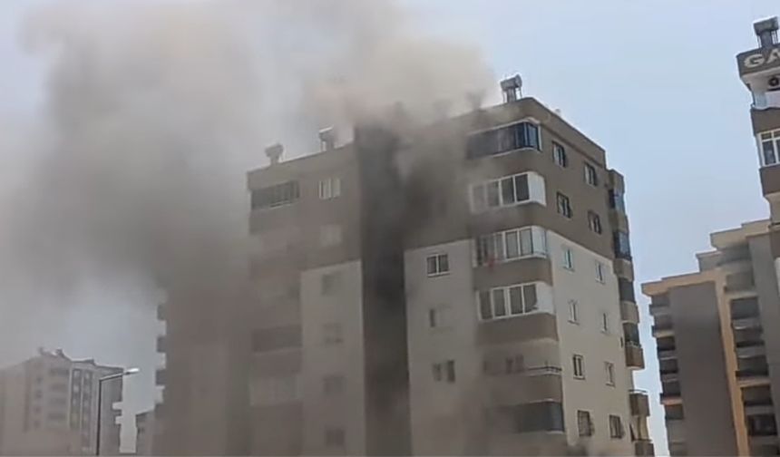 Osmaniye'de Apartman Dairesinde Korkutan Yangın