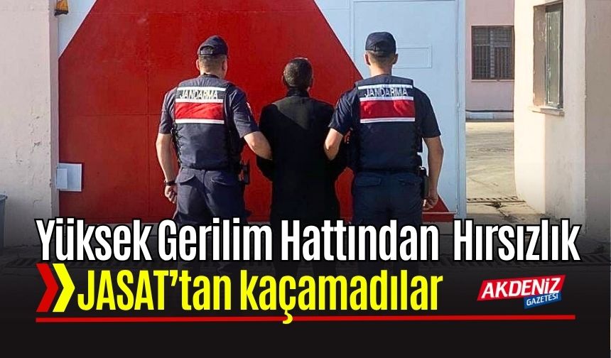Osmaniye'de Yüksek Gerilim Hattından Demir Çalan 3 kişi tutuklandı
