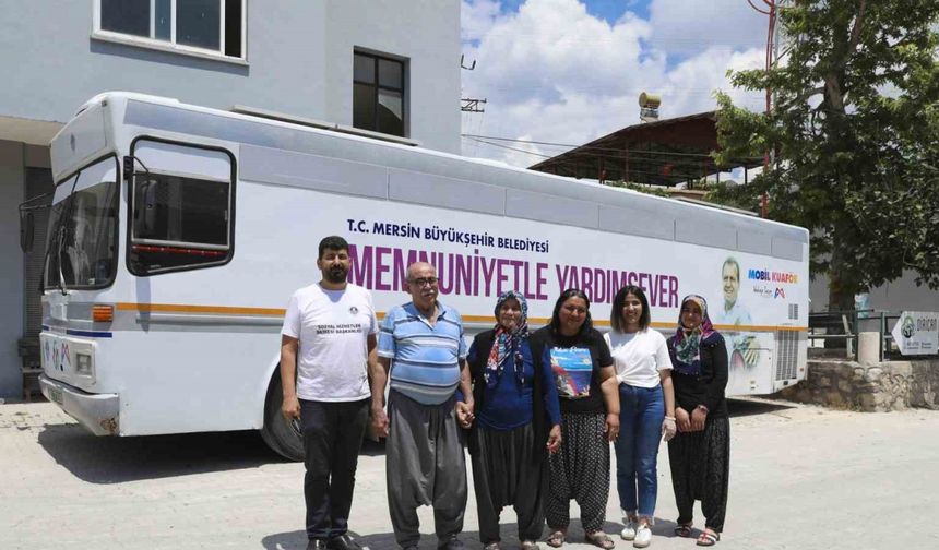 Kırsal Mahallelere Mersin Büyükşehir'den Bayram Tıraşı