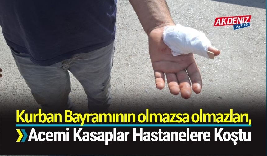 Kurban Bayramı’nda Acemi Kasaplar Acil Servisleri doldurdu