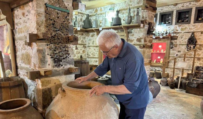 Side Müzesi'nden Türk Etnografya Müzesi'ne: Bal Küpü Tarihe Işık Tutuyor