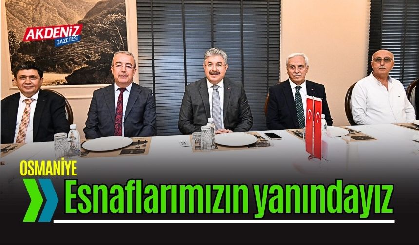 Osmaniye Valisi Yılmaz, Esnaf Kooperatif Başkanlarıyla Bir Araya Geldi