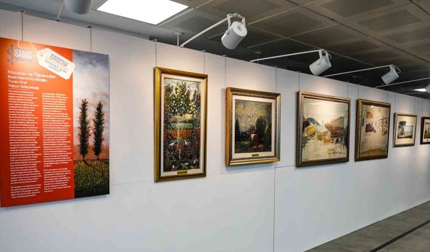 İş Sanat’tan "Hocalar ve Öğrenciler" Seçkisi Milas'ta Sergilendi