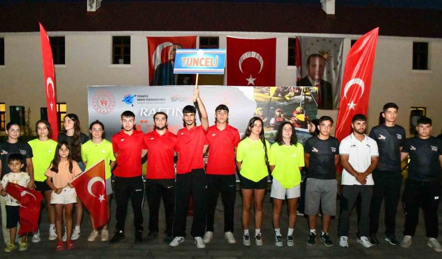 Rafting Türkiye Şampiyonası Süper Kupa Yarışları Tunceli’de Başladı