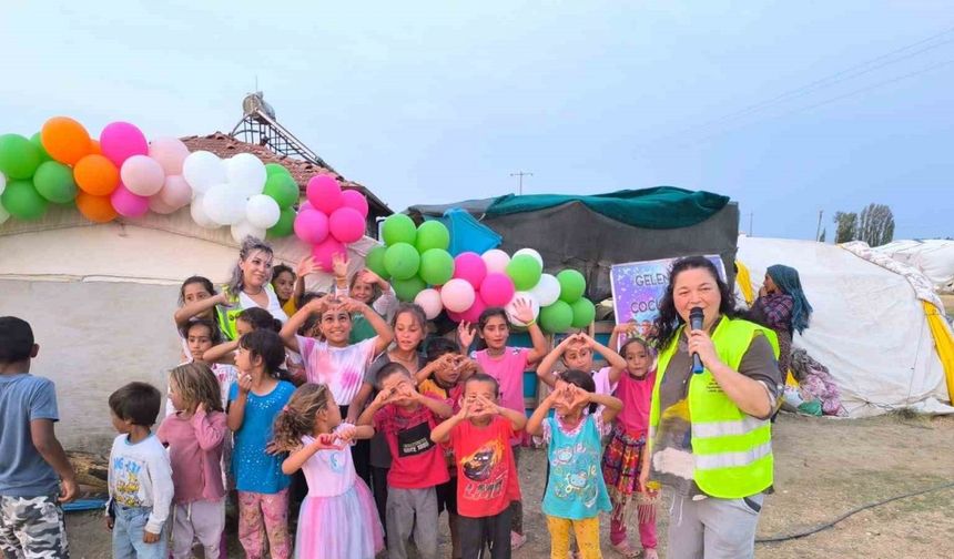 Eskişehir'de Mevsimlik İşçi Çocuklarına Sürpriz Etkinlik