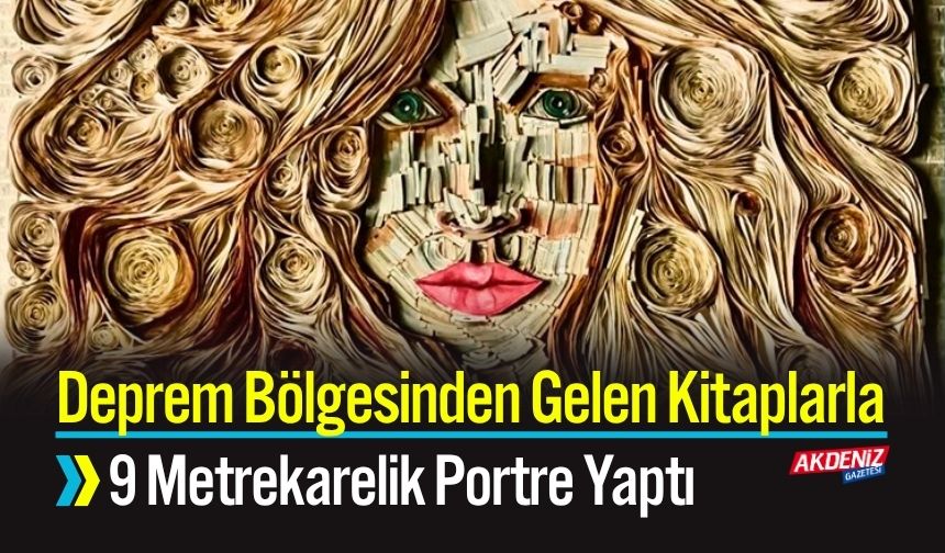 Deprem Bölgesinden Gelen Kitaplarla 9 Metrekarelik Portre