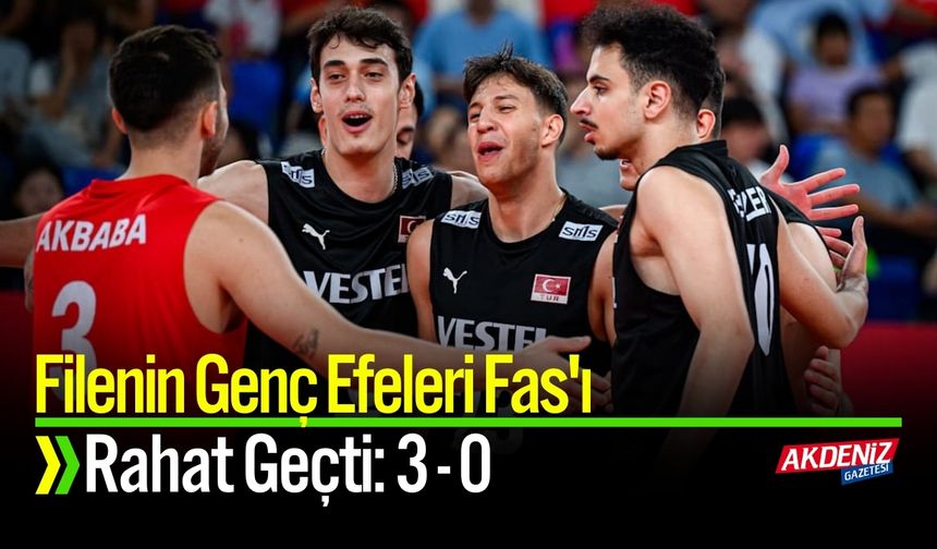 Filenin Genç Efeleri Fas'ı Rahat Geçti: 3-0