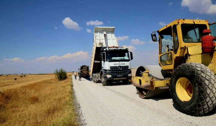 Uşak Kırsal Yolları Güçlendiriyor