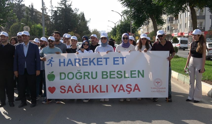 Kilis’te Halk Sağlığı Haftası Yürüyüşü