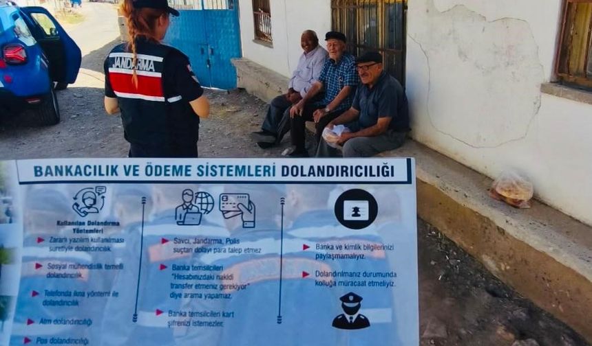 Kırşehir Jandarması'ndan Köylere Dolandırıcılık Uyarısı
